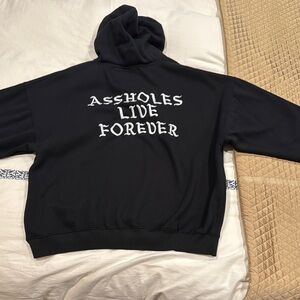 Black Graphic Hoodie